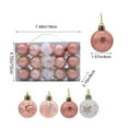 thumbnail image 4 of Cheapark 30-Piece Shatterproof Christmas Ball Ornaments Set - Multiple Styles for Christmas Tree & Parties, Festive Decor for Holidays, 4 of 7