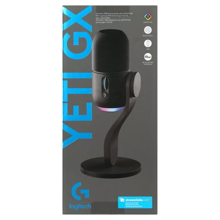 Logitech - Yeti GX Wired Supercardioid Dynamic Gaming Microphone with LIGHTSYNC RGB Lights