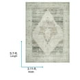 thumbnail image 3 of Livabliss x Becki Owens Luca Vintage Medallion Area Rug,3'11" x 5'7",Olive, 3 of 6