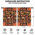 thumbnail image 2 of Blackout Kids Curtains,Halloween Crazy Pumpkins Pattern Childrens Insulated Curtains Set Of 2,Bedroom Essentials,Toddler Room Decor 42"x54", 2 of 5