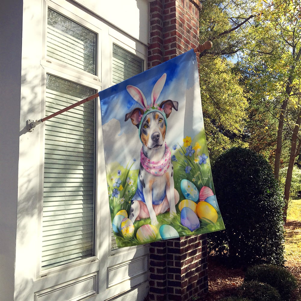 Catahoula Easter Egg Hunt House Flag 28 in x 40 in