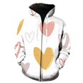 thumbnail image 1 of Sudadera con capucha y cremallera de moda con pintura artística de grafiti para hombres, mujeres y niños, sudaderas con estampado 3D, jersey de manga larga para niños y niñas., 1 of 6