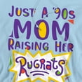thumbnail image 2 of Popfunk Rugrats Mother's Day Just a 90's Mom Adult Pull-Over Hoodie, Light Blue, 3X-Large, 2 of 5