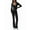 Black, variant on Women'S 2 Piece Matching Lounge Sets Two Pieces Sweat Outfits Long Sleeve Wide Leg Pants Tracksuits Brown XS