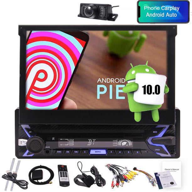 Android 10.0 Car Stereo 7 inch Video Audio Player Double Din in 