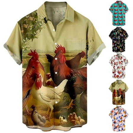 

Men s Big and Tall Summer Short Sleeve Shirt with Pocket Loose Fit Outfits