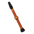 thumbnail image 1 of 2xvástago De Válvula Presta Sin Cámara, Extensión De Llanta, Núcleo De Válvula, Aleación De Aluminio, Duradero, Naranja, 60mm, 1 of 8
