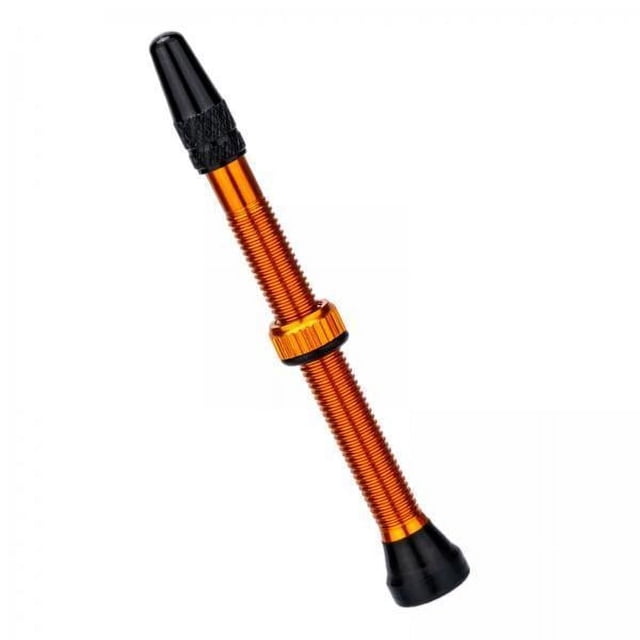 2xvástago De Válvula Presta Sin Cámara, Extensión De Llanta, Núcleo De Válvula, Aleación De Aluminio, Duradero, Naranja, 60mm
