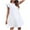 White, variant on Women's Sleeveless Maternity Dress Maternity Clothes Pregnancy Solid Color Casual Round Neck Loose Stretchy Comfy Tank Dress(White,L)