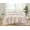 Blush, variant on Truly Soft Crinkle Ruffle 100% Microfiber Polyester  3 Piece Full/Queen Quilt Set in White, All Season, Adult Size, OEKO-TEX Certified