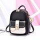 thumbnail image 2 of Mochila de hombro con contraste de rombos para mujer, morral de viaje de gran capacidad, versión coreana, novedad de 2022 Fivean unisex, 2 of 2
