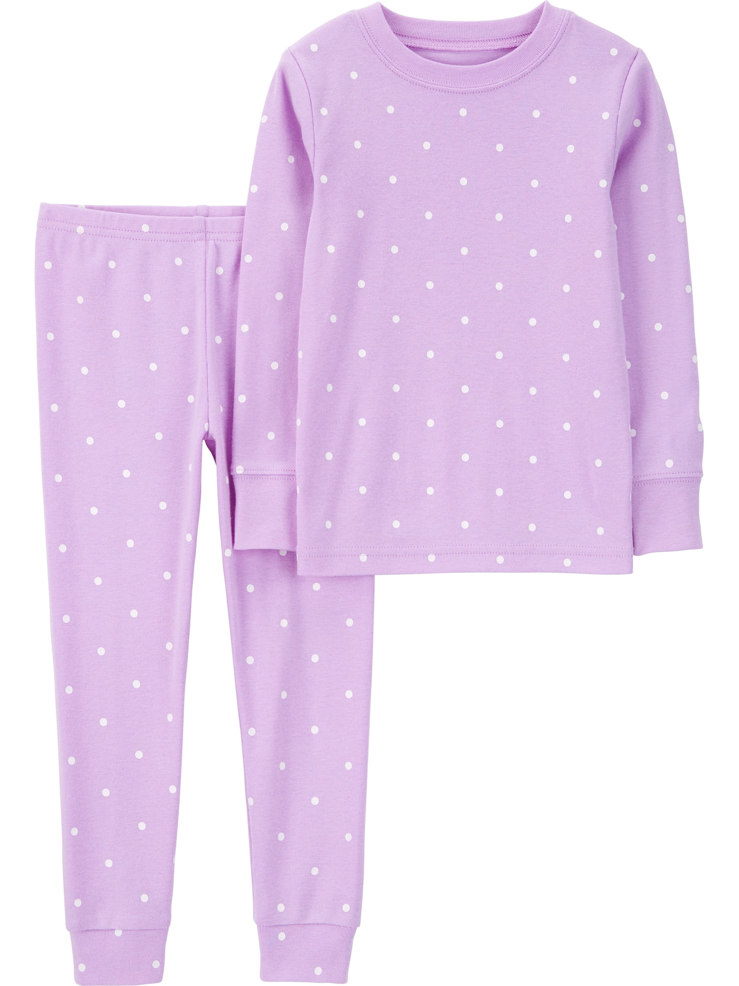 Carter's Child of Mine Baby and Toddler Girl Pajama Set, 2-Pack, 4-Piece, Sizes 12M-5T