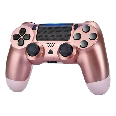SPBPQY Wireless Controller Compatible with PS4/PS4 Pro/PS4 Slim, Rose Gold