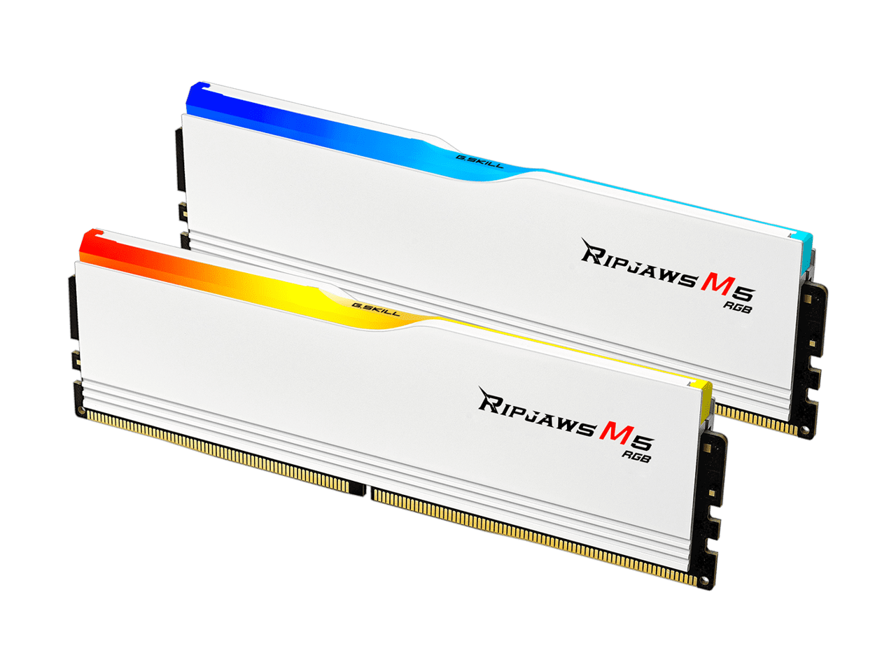 G.SKILL Ripjaws M5 RGB Series 64GB (2 x 32GB) 288-Pin PC RAM DDR5 5200 (PC5 41600) Desktop Memory Model F5-5200J4040A32GX2-RM5RW