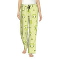 thumbnail image 2 of Kdxio Women's Comfy Stretch Cute Frog3Print Drawstring Pajama Pants-Small, 2 of 9