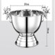 thumbnail image 4 of Deer Head Ear Ice Bucket Stainless Steel Gold Silver Champagne Wi-Good, 4 of 4