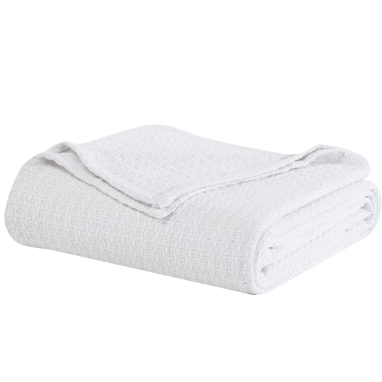 Beatrice Home Fashions Grand Hotel Woven Cotton Blanket photo 1