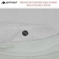 thumbnail image 2 of Women's Ponytail Sun Hat, AYAMAYA Wide Brim Waterproof Summer Fishing Hat UV Protection for Outdoor Safari Beach,Beige, 2 of 6