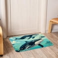 thumbnail image 6 of Whale Non-Slip Polyester Indoor Floor Carpet Rug - Machine Washable Door Rugs, 6 of 6