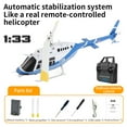 thumbnail image 2 of Control 2.4GHz Remote Control Helicopter 4CH Single Propeller Helicopter With Function One Click Roll Takeoff And Landing Six Axis Gyroscope Stabilization, 2 of 7