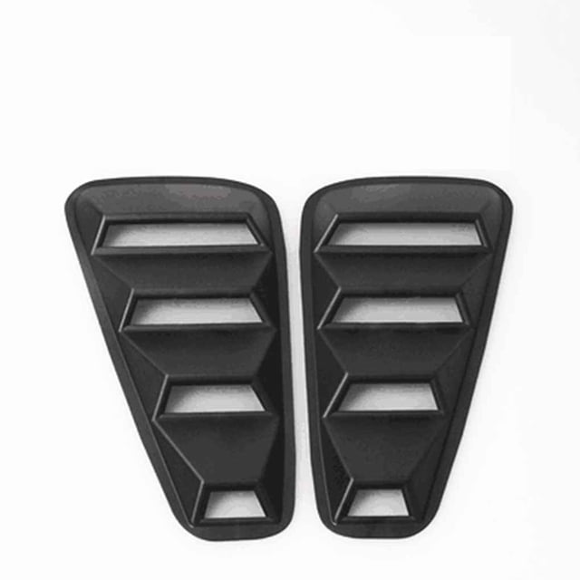 Speravity Para 2005-2014 1/4 Quarter Side ABS Matte Louvers Scoop Cover Vent Kit Automoción decorativa y accesorios Speravity CZ6099-00B