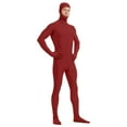 thumbnail image 3 of TAIAOJING Unisex Full Body Open Face Bodysuit Stretch Zentai Jumpsuit Dance Costumes For Performance Party Adult, 3 of 4