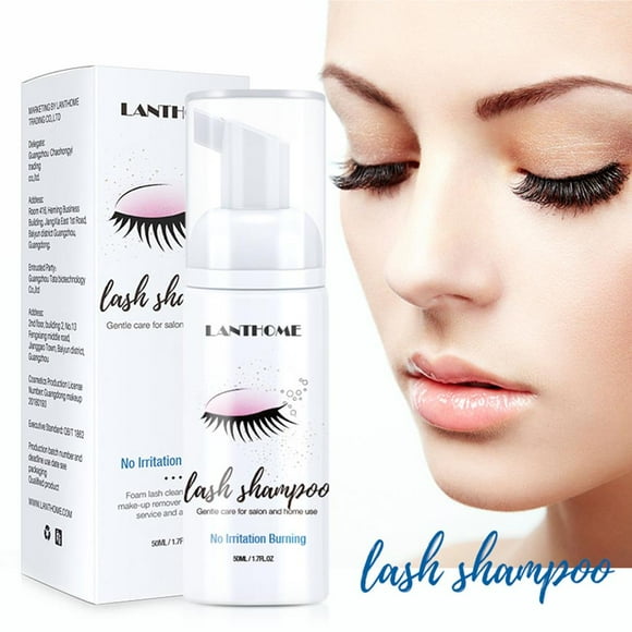 Xingzhi 50ml Eyelash Extension Shampoo and Brush Lash Foaming for Extensions and Natural Lashes