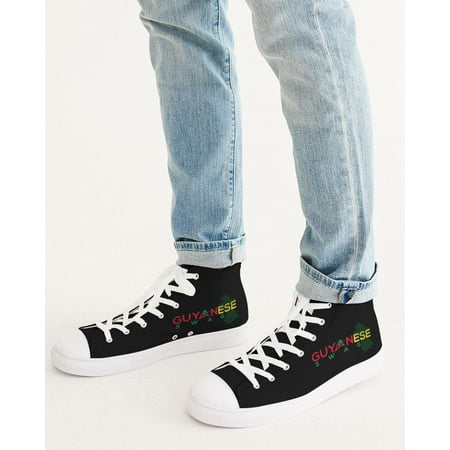 

Guyanese Swag Guyana Map Men s Hightop Canvas Sneakers