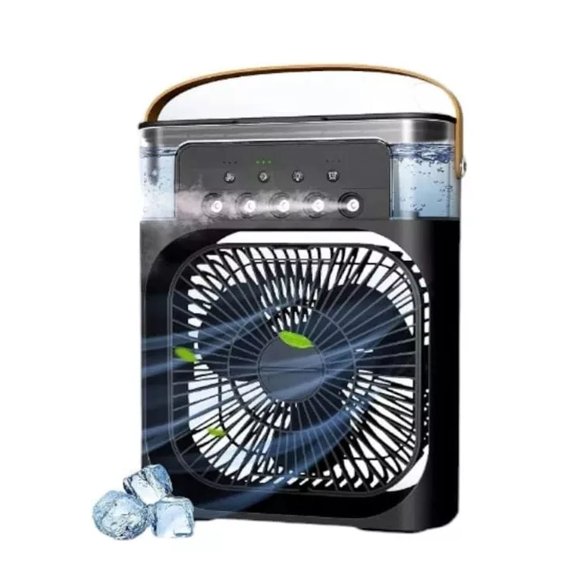 Ventilador Humificador DOSYU aire acondicionado portátil con LED negro ...