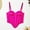 Hot Pink, variant on Corset for Women with Suspenders and Fishbone Boning, Irregular Hem Design for Waist Training, Shapewear and Layering