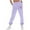 Purple, variant on jjayotai Sweatpants for Women, Heart Printed Baggy Lounge Pants Casual Cinch Bottom Trousers High Waisted Sweat Jogger Pants