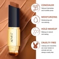 thumbnail image 2 of 2-Pack Aliver 2 in 1 Colour Changing Concealer Stick with Cosmetic Brushes, Long Lasting Makeup Full Concealer Stick - Natural Tan#2, 2 of 9