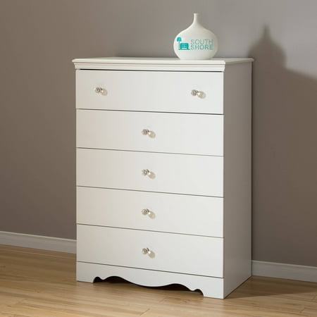 Upc 066311039184 Kids 5 Drawer Chest With Pure White Finish