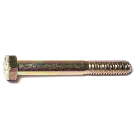 5/16"-18 x 2-1/2" Zinc Plated Grade 8 Steel Coarse Thread Hex Cap Screws HCS8-105