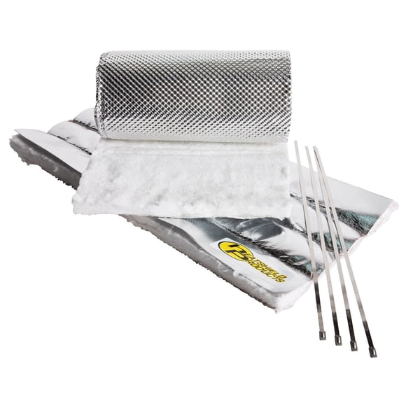 Heatshield Products 300001 HP Turbo Kit 1/2" Thick x 9" Wide x 19" Long Universal Turbo Heat Shield Kit - (Turbo Shield Only)