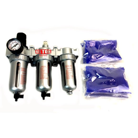 1/2" Compressed Air Filter Regulator/Desiccant Dryer Good For Plasma cutter