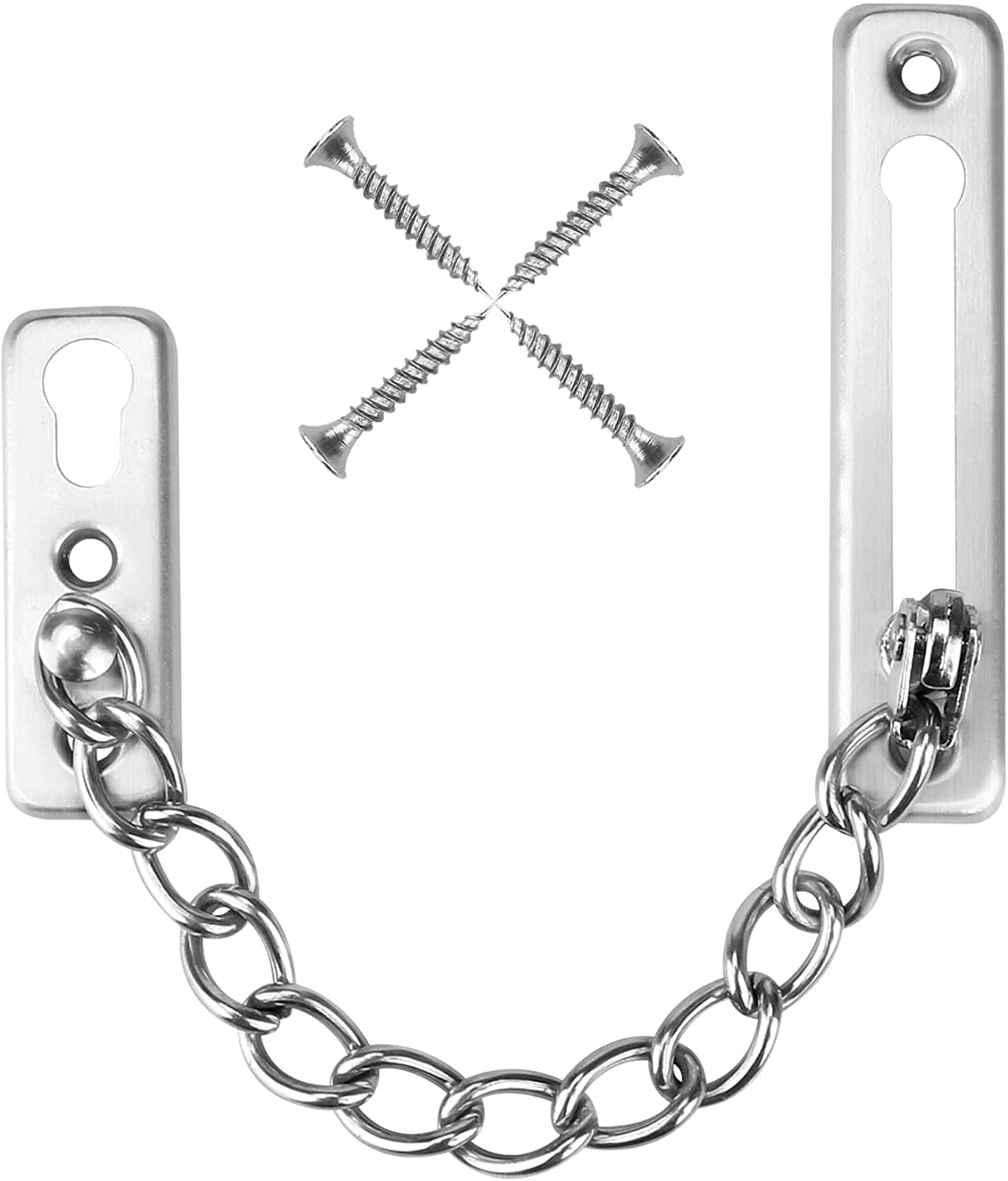 Door Chain Lock, Stainless Steel Security Chain Guard with AntiTheft