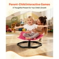 thumbnail image 6 of KFFKFF Kids Rotating Chair, 220 lbs Capacity, Elephant-Shaped Sensory Spinning Seat, Autism-Friendly Toy with Stable Metal Base, Toddler Spin Chair for Balance, Coordination, and Focus, Red, 6 of 9