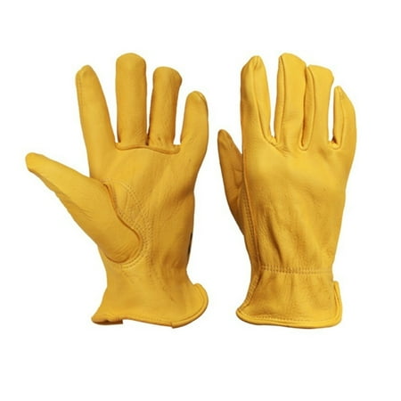 

Household Protection Equipment Housework Repairing Welding Garden Safety Hide Leather Work Gloves Versatile Daily Use