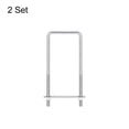 thumbnail image 3 of Unique Bargains Square U-Bolts 2 Sets 72mm Inner Width 180mm Length M8 304 Stainless Steel U Clamp Bolt, 3 of 5