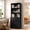 Black(A), variant on RichYa 71'' Tall Bookcase with 3 Drawers,3 Cubes Open Bookshelves,6 Tier Storage Cabinet for Home Office,Living Room,Wood