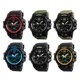 thumbnail image 2 of Reloj de deportivo cronógrafo con de retroiluminación LED prueba de agua para hombre, hora dual rojo Sunnimix reloj digital para hombre, 2 of 8