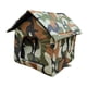 thumbnail image 2 of Refugio impermeable para gatos, casa para mascotas, cálido y plegable para animales pequeños, incluye M, 2 of 9