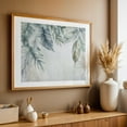 thumbnail image 5 of Calm Tropical Foliage Border Teal - Painting Botanical Tropical Floral Nature Minimalist Pastel Abstract Unframed Wall Art Print 20 x 28 inches, 5 of 7