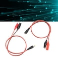 thumbnail image 4 of Pinza De Cocodrilo A Cable Adaptador De CC 5 Juegos De Cable De Conector Hembra Macho Funda De PVC Para Prueba De Batería, 4 of 8