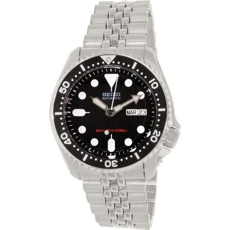 Seiko Men's Diver Automatic SKX007K2 Silver/Black Stainless-Steel Self Wind Diving Watch