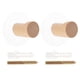 thumbnail image 2 of Khaki Wall Mounted Hooks for Home Use Made of Synthetic Material Perfect for Hanging Clothes and, 2 of 5