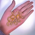 thumbnail image 5 of 14K Gold Plated Hypoallergenic Small Hoop Earrings Set, Zircon Heart Chunky Stackable Earrings for Women Gifts for Mom, 5 of 10