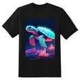 thumbnail image 2 of Plus Size Shirt for Women Black Tops for Women Short Sleeves Shirt for Women Turtle T Shirt Crewneck Shirt for Women XL, 2 of 5