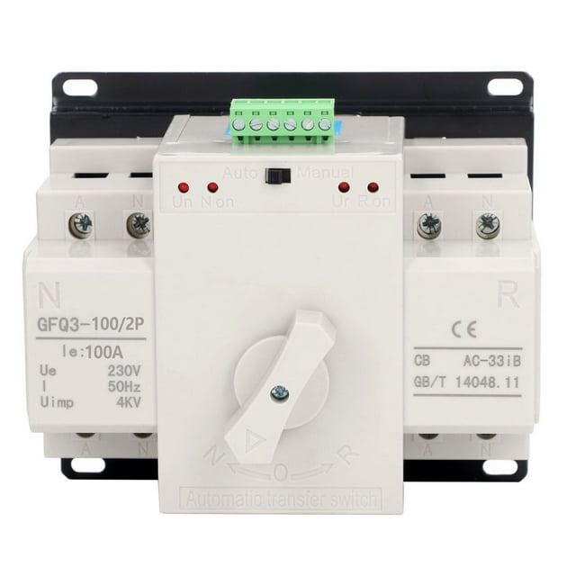 AC230V 125A Mini Commutateur de Transfert Automatique à 2P Générateur Commutateur de Transfert